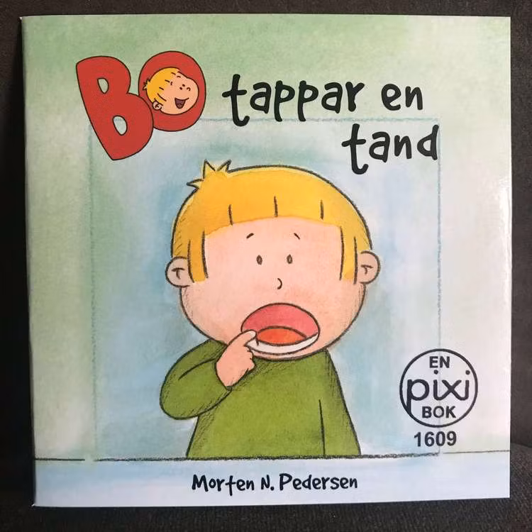 Pixiböcker - Bo tappar en tand(fraktfritt)