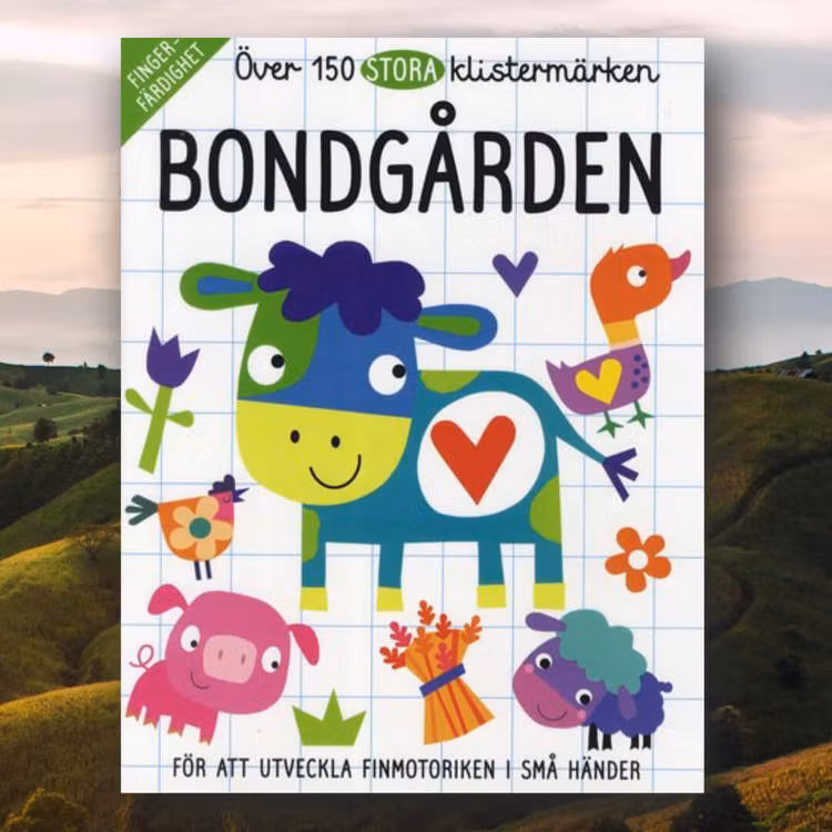 Pysselbok för de mindre barnen - Bondgård