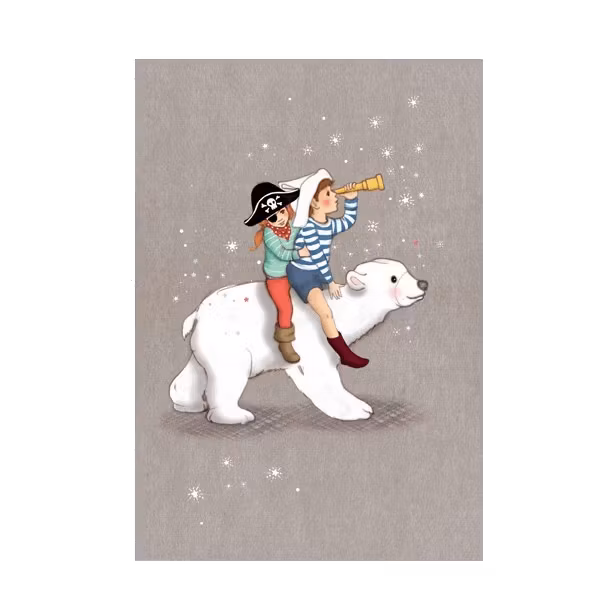 Enkelt kort - Polarexpeditionen (Fjäderlätt=Fraktfritt)