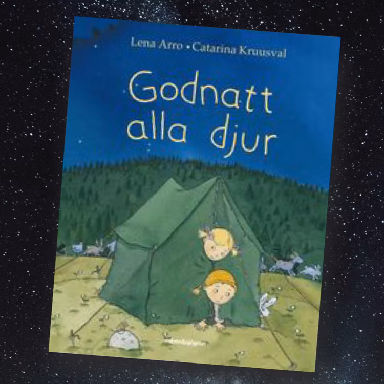 Godnatt alla djur - Barnbok från 3 år