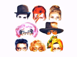 Partymask Idoler från 1900-talet - Välj vem du vill vara (Fraktfritt)