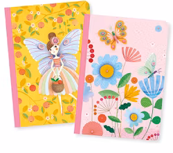 Två små anteckningsböcker - Rose från Djeco