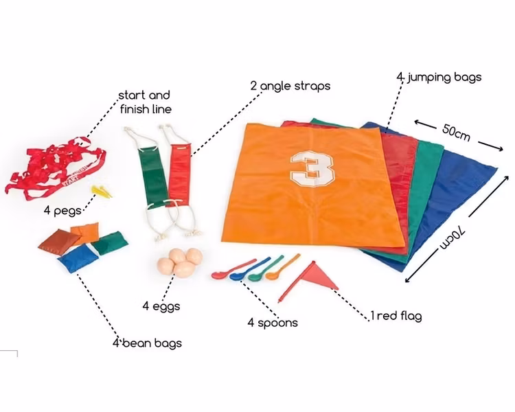 Roliga tävlingslekar utomhus - midsommaraktiviteter för barn