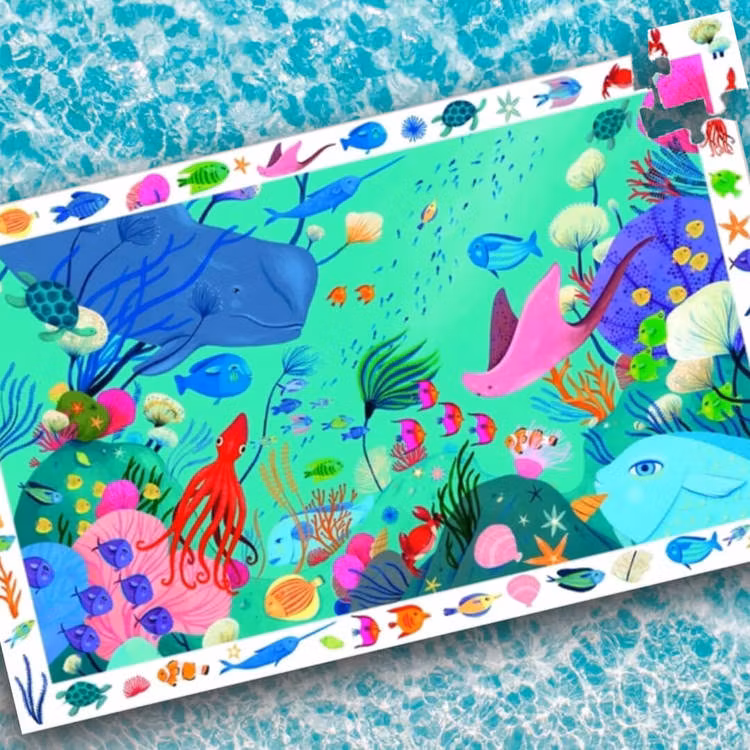 Observationspussel - Under havsytan (54 bitar) från Djeco