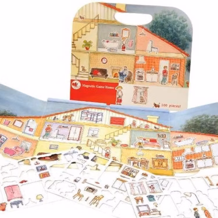 Magnetisk lek - Dockhuset från Egmont Toys