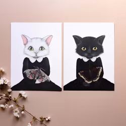 Vackra bilder att rama in - YIN & YANG (Fraktfritt)