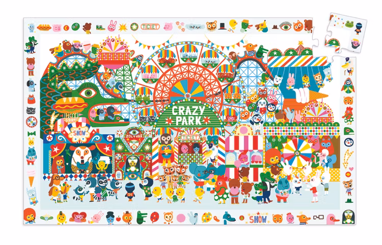 Observationspussel - Nöjespark (35 bitar) från Djeco