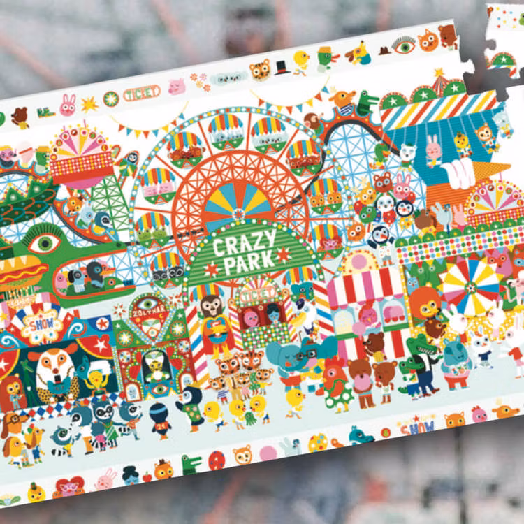 Observationspussel - Nöjespark (35 bitar) från Djeco