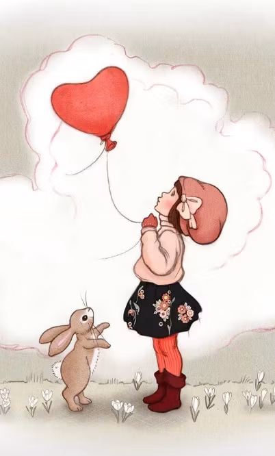 Enkelt Kort - Hjärterum från Belle & Boo (Fraktfritt)