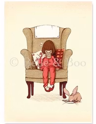 Enkelt Kort -En kopp varm choklad (Fraktfritt)