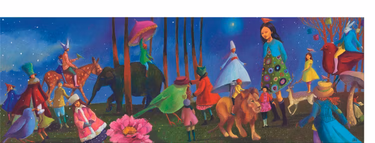 Pussel - Promenaden (350 bitar) från Djeco