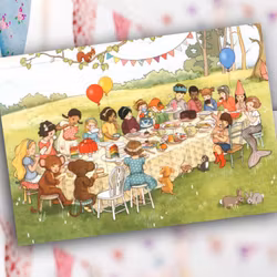 Enkelt Kort - Kalas i det gröna (Fraktfritt)