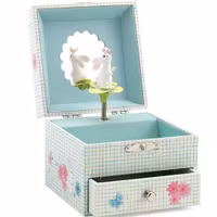 Speldosa & smyckeskrin -Dansande kanin