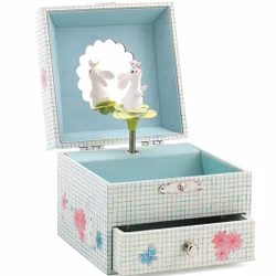 Speldosa & smyckeskrin -Dansande kanin