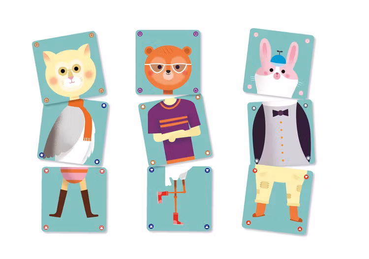 Animomix - Kortspel för barn från Djeco