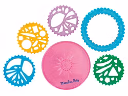 Mandala-ringar - Schabloner från Moulin Roty