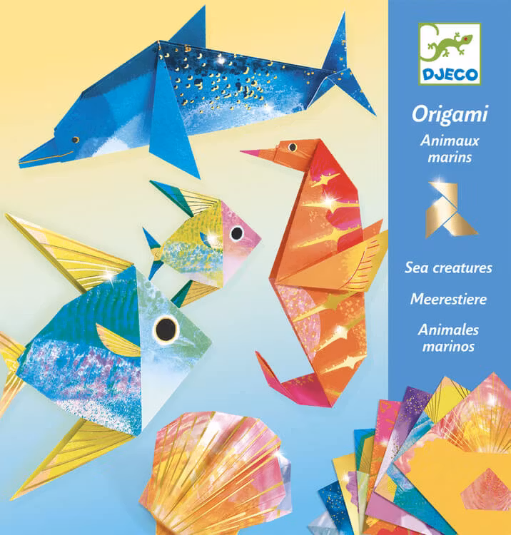 Origami Djeco - Djupa djur från Djeco