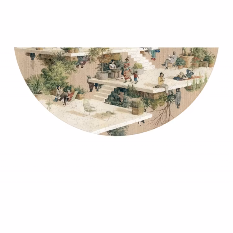 Runt Pussel - Gravitation (500 bitar) från Londji