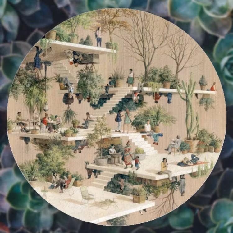 Runt Pussel - Gravitation (500 bitar) från Londji