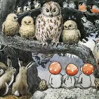 Enkelt kort - Tomtebobarnen, Ugglans skola (Fraktfritt)