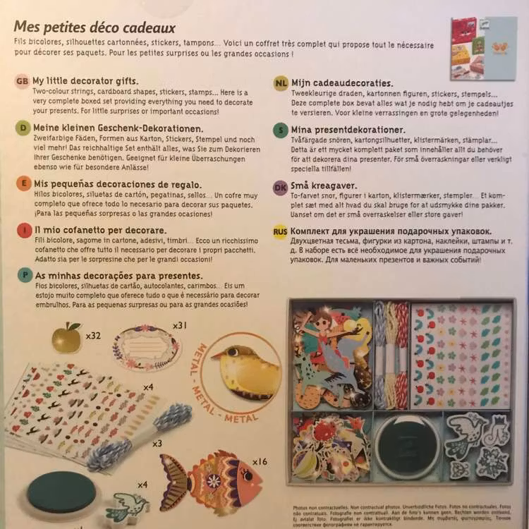 Dekoration och pyssel-kit från Djeco