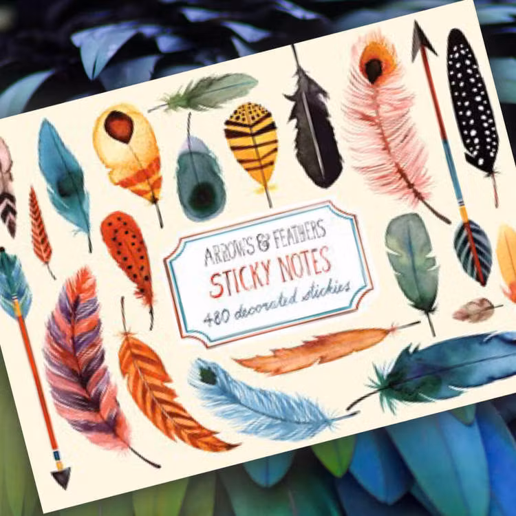 Sticky notes - Fjädrar