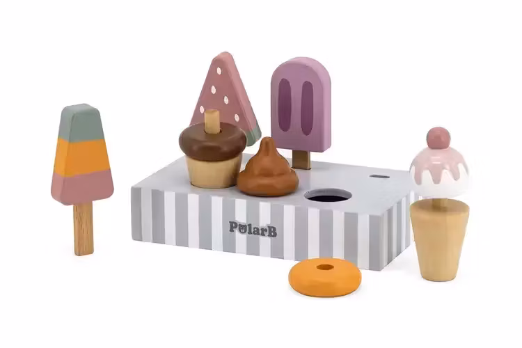 Stapla dina glassar - Öva fingerfärdigheten från Viga