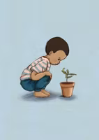 Enkelt Kort - Belle & Boo - Fjärilslarv (Fraktfritt)