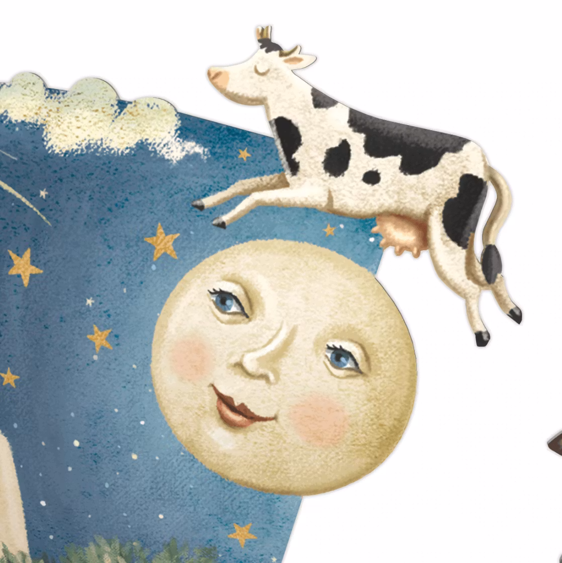 Magiskt, utvikbart gratulationskort - Vaggvisor (Fraktfritt)