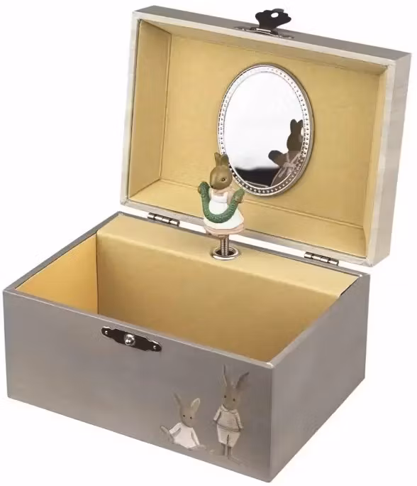 Speldosa & smyckeskrin - Kanin födelsedag