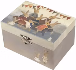 Speldosa & smyckeskrin - Kaninens födelsedag