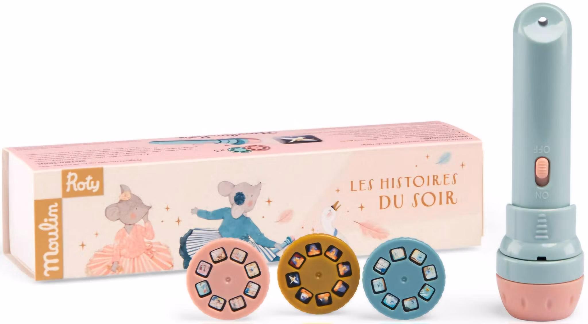 Ficklampa med berättelser 'Lilla Dansskolan' från Moulin Roty