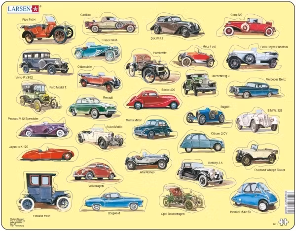 Rampussel - Bilar (30 bitar)