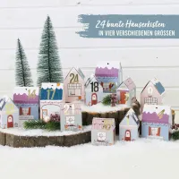 Adventskalenderhus som du fyller själv - Julbyn