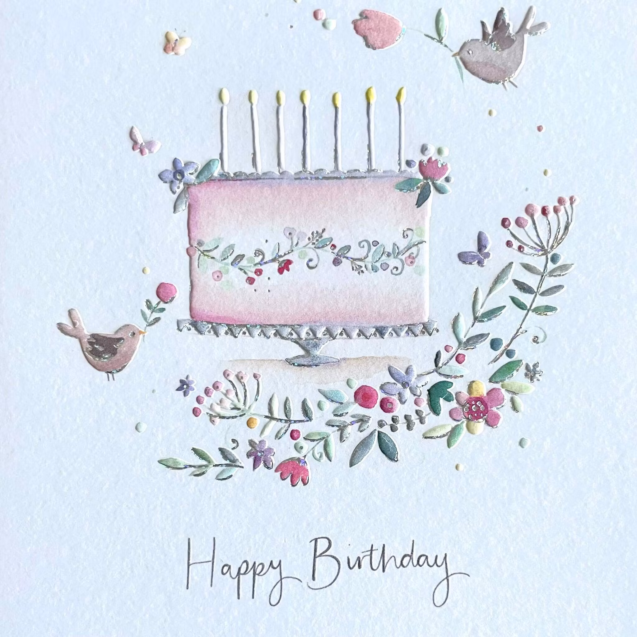 Kort med kuvert - Födelsedagstårtan (Fraktfritt)
