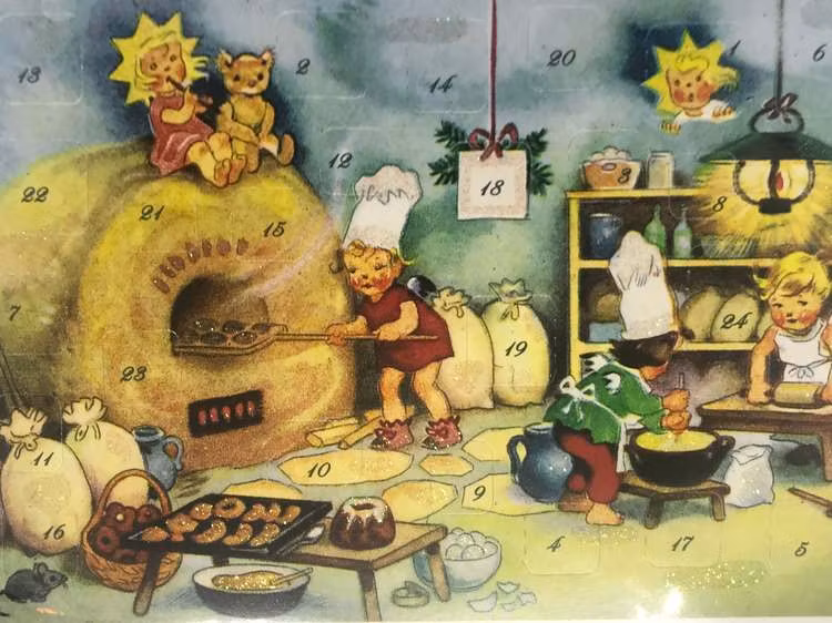 Små Adventskalendrar Julkortstorlek - Massor att välja bland (Fraktfritt)