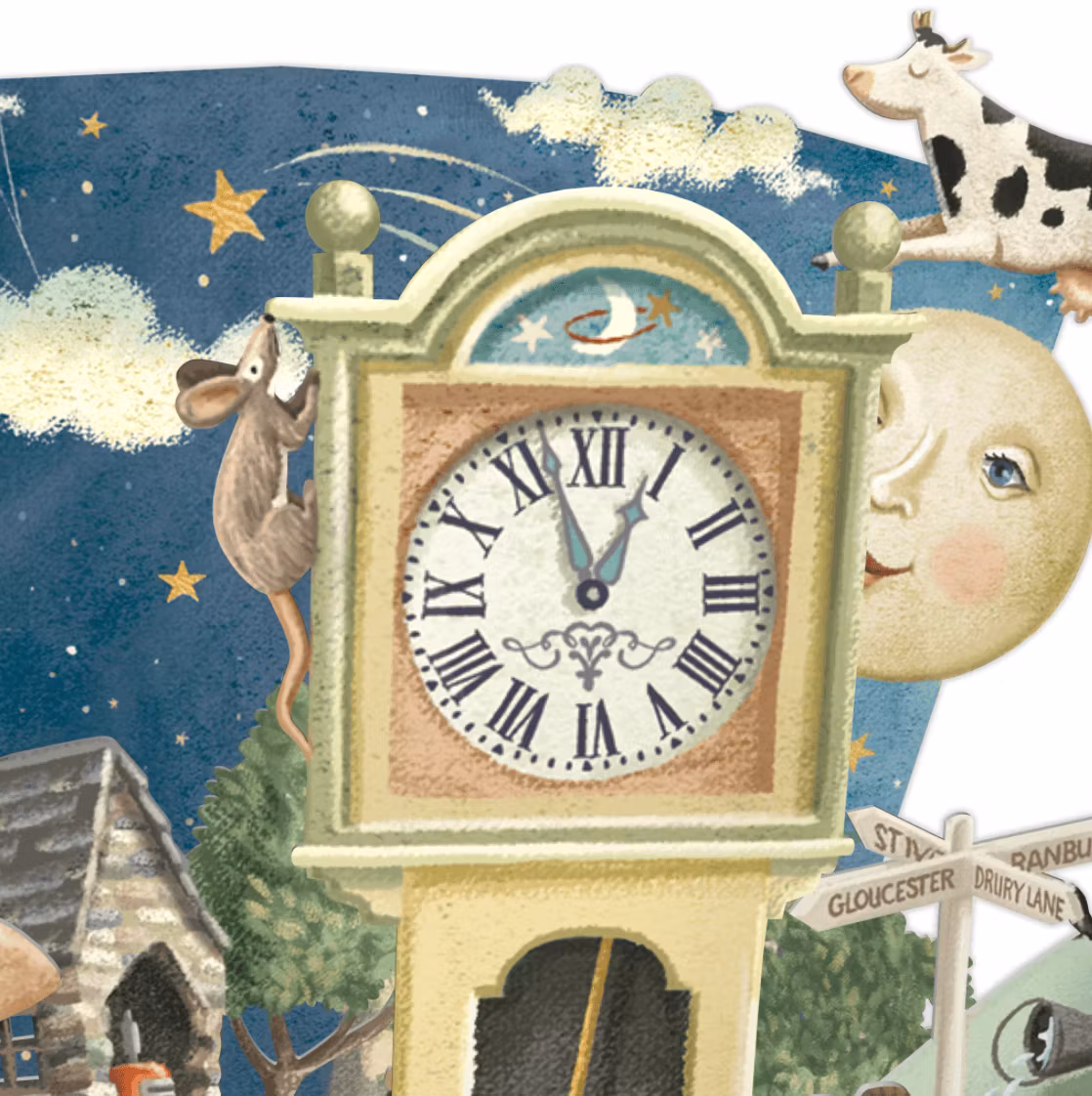 Magiskt, utvikbart gratulationskort - Vaggvisor (Fraktfritt)