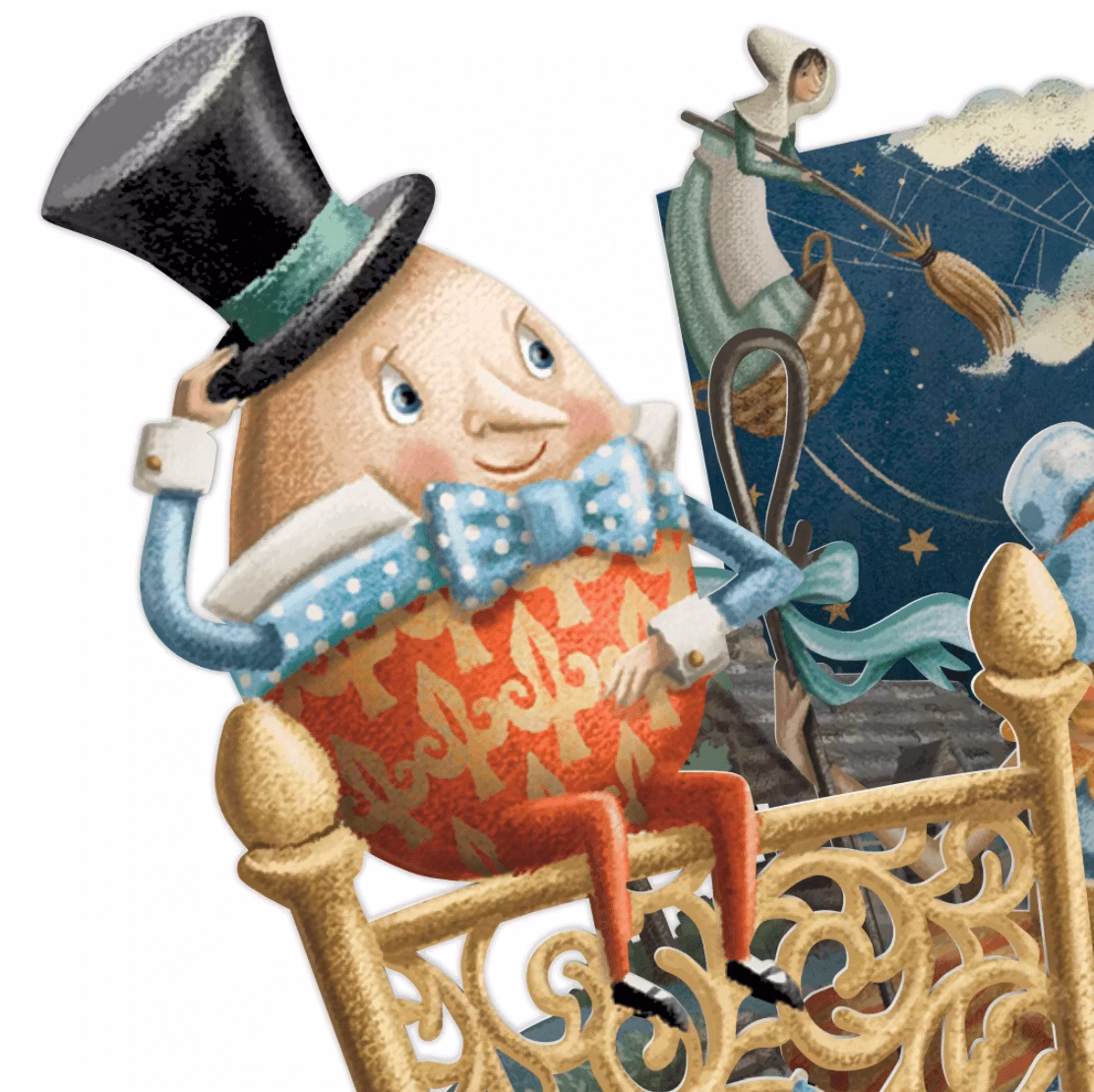 Magiska gratulationskort - Vaggvisor (Fraktfritt)