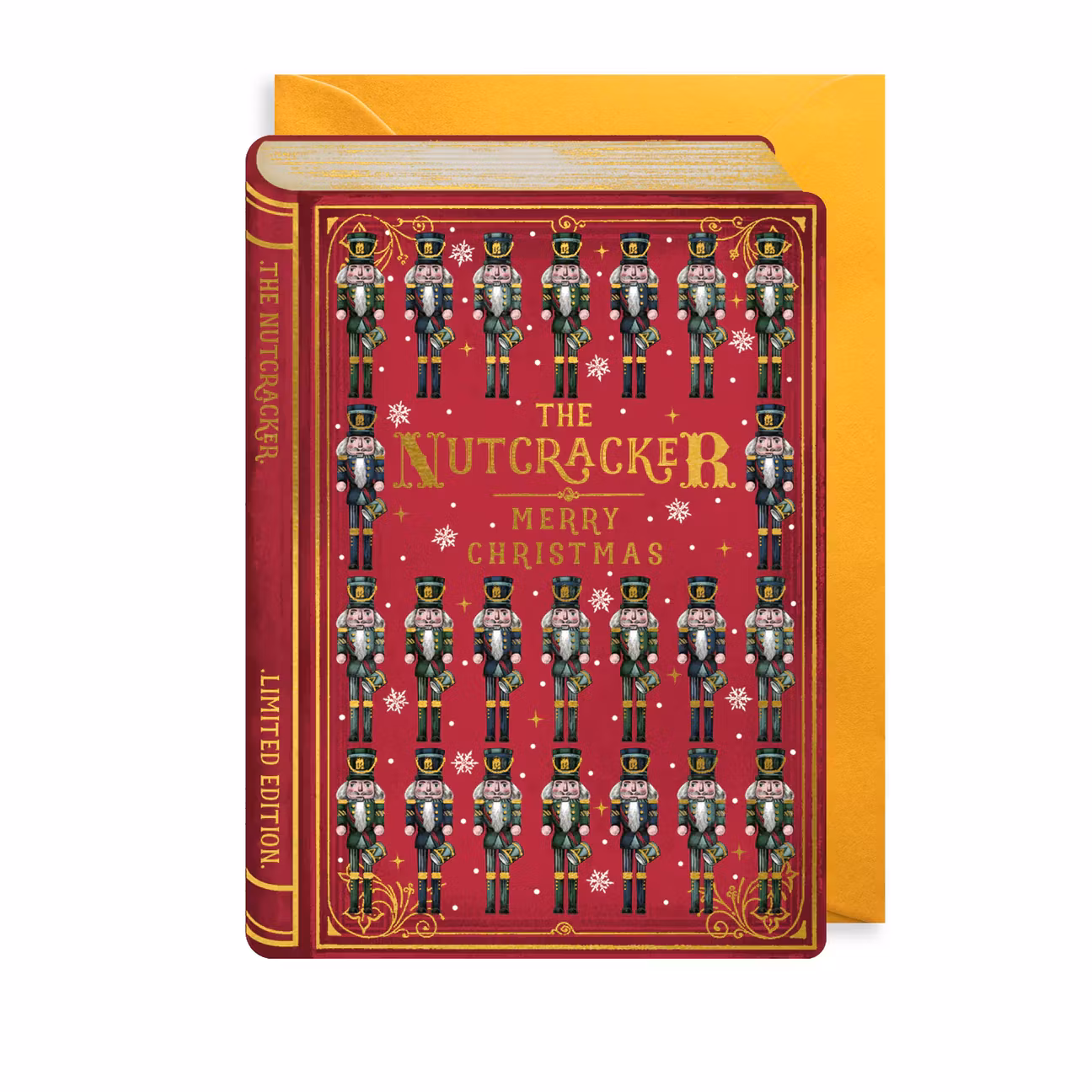 Dubbelt julkort med kuvert - Nutcracker  (Fraktfritt)