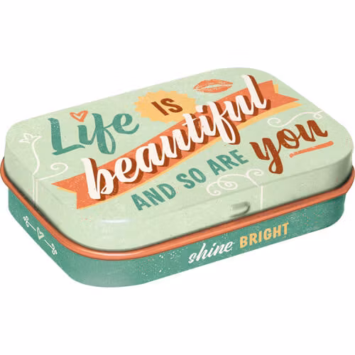 Vackra askar med sockerfria mintpiller (välj själv vilken du vill ha)