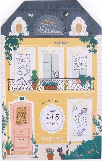 Bok med klistermärken - Les Parisiennes