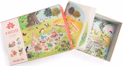 4 olika pussel - La Grande Famille (12 bitar)