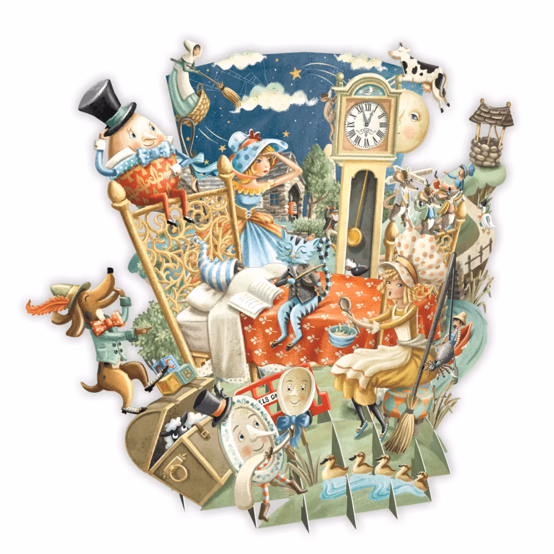 Magiska gratulationskort - Vaggvisor (Fraktfritt)