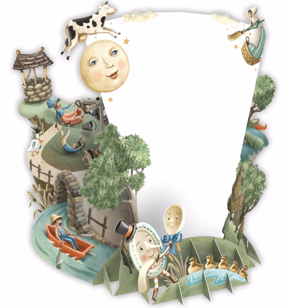 Magiskt, utvikbart gratulationskort - Vaggvisor (Fraktfritt)