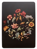 Enkelt Kort - Mörka blommor (Fraktfritt)