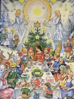 Sagorna - Små Adventskalendrar som julkort med kuvert  - Välj vilket motiv du vill ha (Fraktfritt)