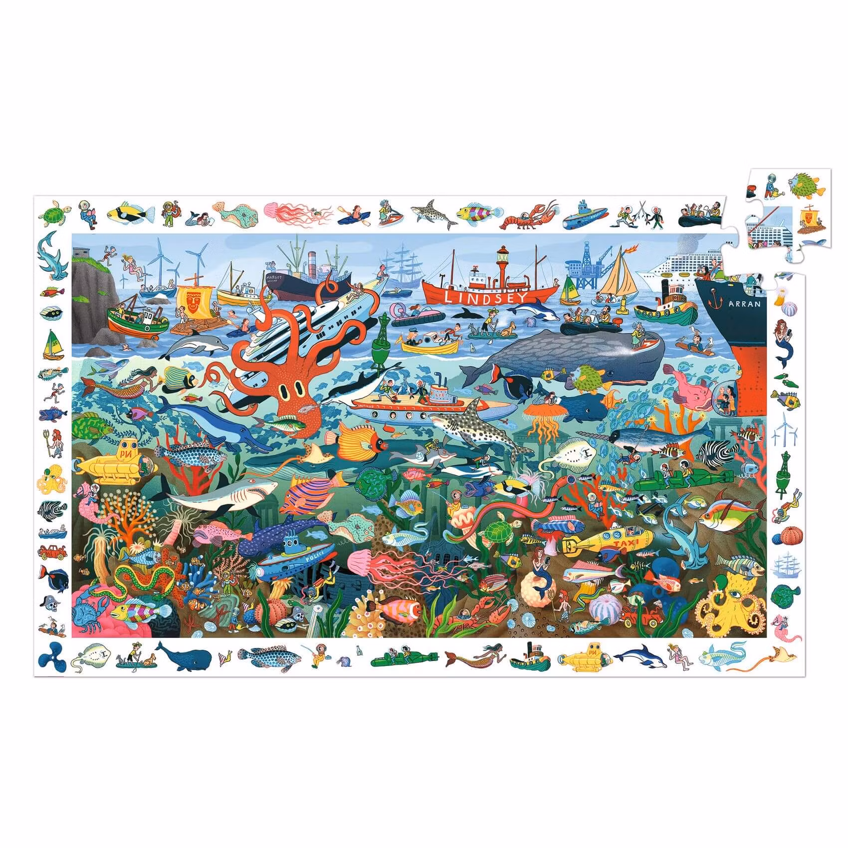 Pussel - Havets hemligheter 200 bitar