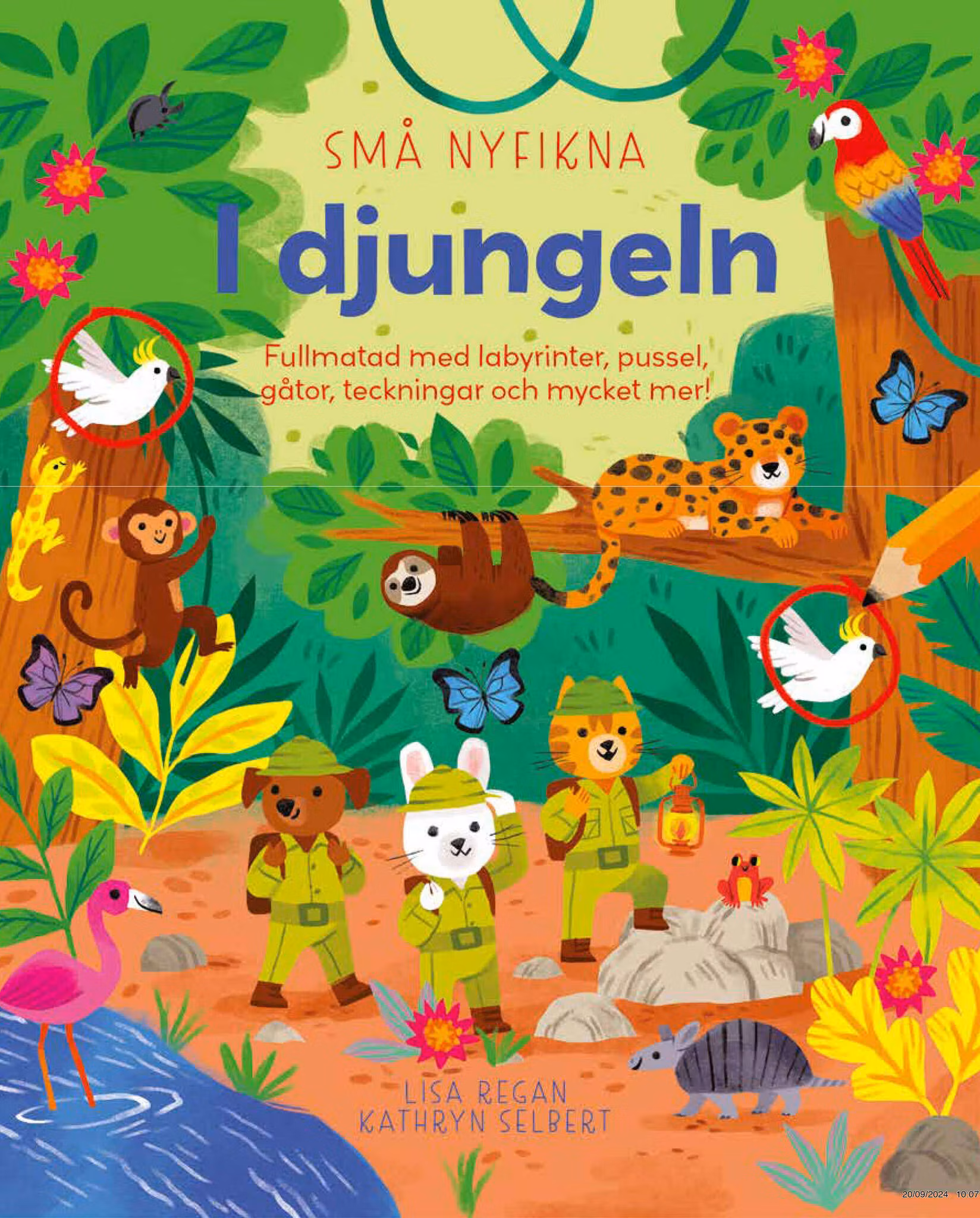 Små nyfikna i djungeln (Pysselbok)