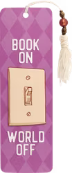 Bokmärke - Book On World off (Fraktfritt)