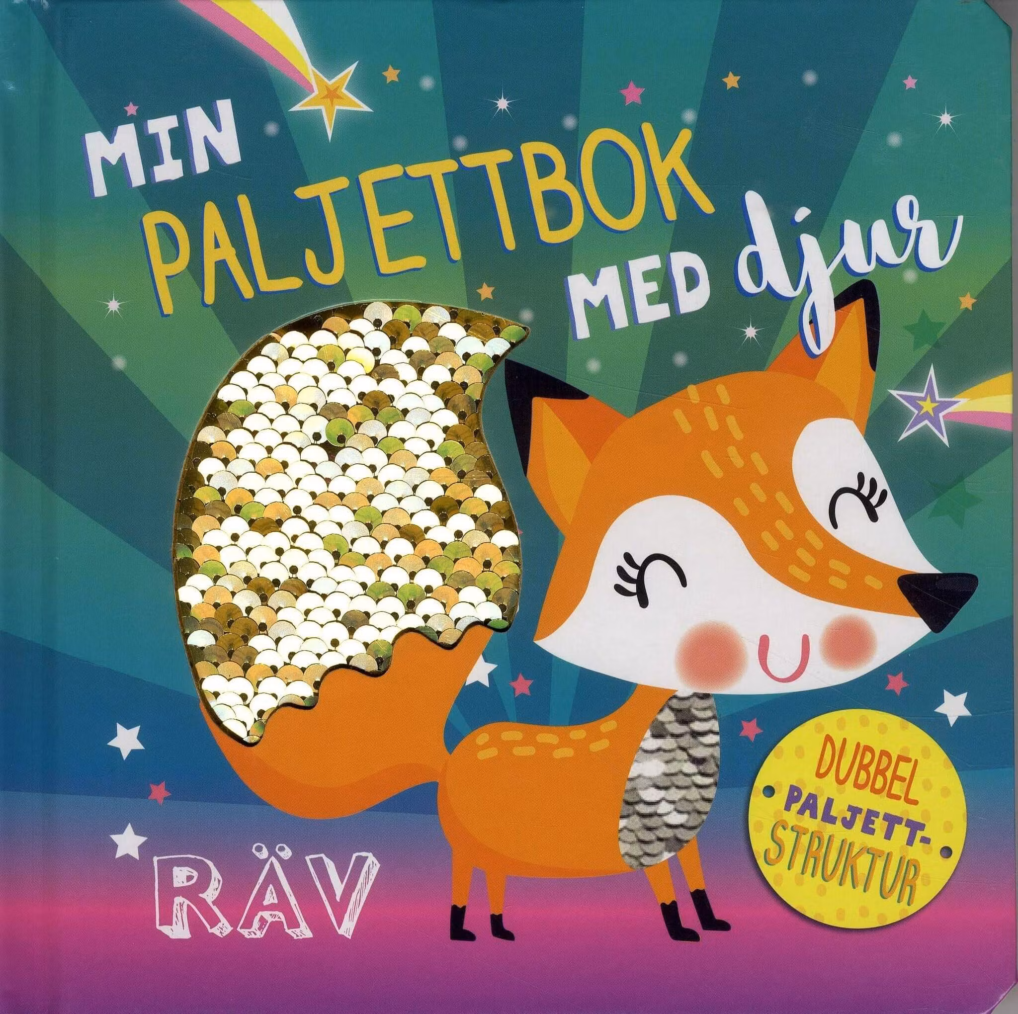 Titta och känn - Min Paljettbok med Djur (Pekbok)